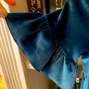 Tucker & Tate Velour Short Sleeve Teal Top 8